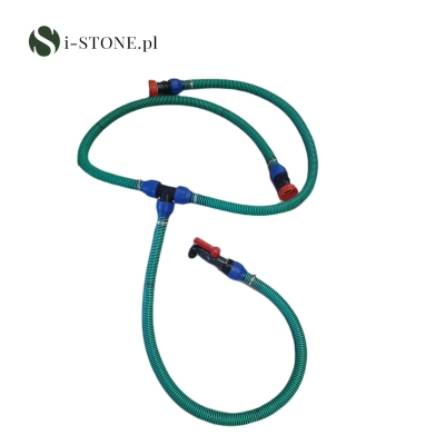 Zlewka podwójna do IBC | zawór 1cal, rura 32mm